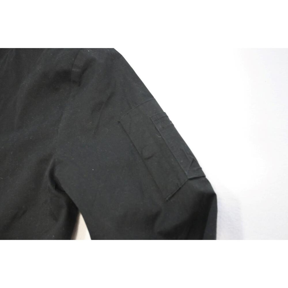 Topman Full Zip Black Khaki Jacket Slim Fit Mens Size XL - Picture 6 of 9